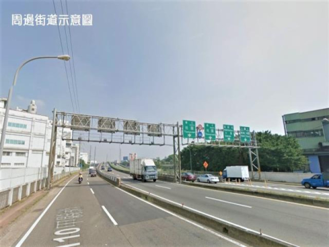 中壢大路邊農建地挑高鋼構廠