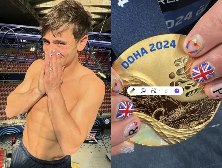  跳水王子Tom Daley：奧運銀牌得主兼美甲愛好者 